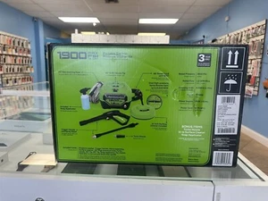 Kit combinado de lavadora a presión eléctrica Greenworks 1900 PSI 1,2 GPM, verde ~ nuevo - Imagen 1 de 6