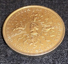 Silver Queen Elizabeth II Mother Happy Birthday Coin Vintage 1900 1980 The Crown