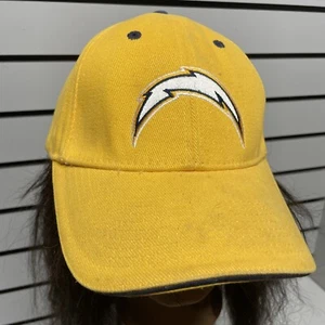San Diego Chargers Hat Cap Strap Back Adult One Size Yellow NFL 100% Cotton - Picture 1 of 10