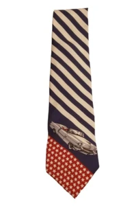 Corbata Tommy Hilfiger Bandera Patriótica Coche Clásico Hombre - Imagen 1 de 8