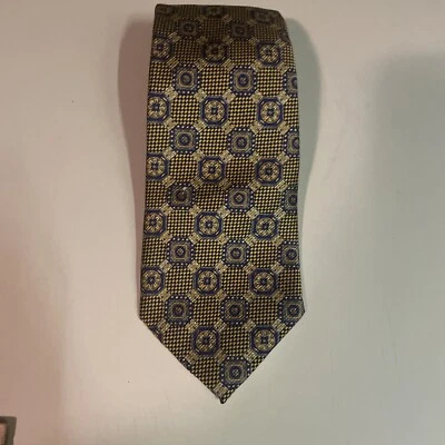 Lands End 100% Silk Tie 58" long by 3.5" wide, Hand Sewn - Image 1 of 4