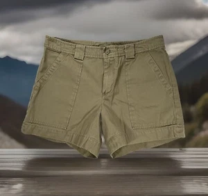 Gap Army Green Medium Wash Chino Mid Rise 100% Cotton Shorts Women’s Size 8 - Picture 1 of 15