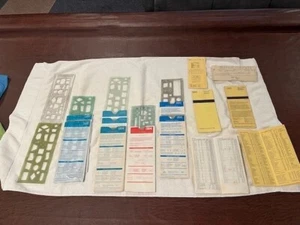 Vintage IBM Flowcharting Templates System 370 Ref Zusammenfassung, Cobol und RPG Karte - Bild 1 von 14
