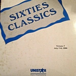 7/7/90 DJ DAVE CHARITY HOSTS 15 VOLUME LIMITED EDITIONS '60's CLASSICS' VOL 7 - Picture 1 of 4