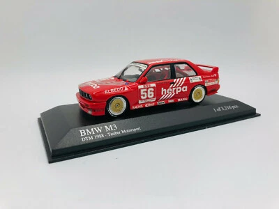 1/43 MINICHAMPS BMW M3 DTM 1988 Tauber Motorsport G Muller Rosso 430882056 - Immagine 1 di 4