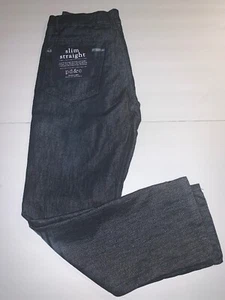 Pantalones de mezclilla de papel PD&C para hombre ajustados rectos nuevos con etiquetas 30x32 nuevos con etiquetas Sam - Imagen 1 de 6
