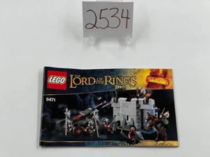 LEGO Lord of the Rings INSTRUCTION MANUAL ONLY, Set #9471 Uruk-hai Army - Picture 1 of 8