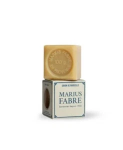 Set of 2 Small Marius Fabre French Savon De Marseille White Cube Soaps 100g - Picture 1 of 2