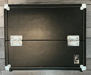 VTG Caboodles Black Makeup Train Hard Case Four Tray Design w/ 2 Keys - Picture 1 of 5