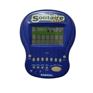 Radica Solitaire Lite Handheld Electronic Game Lighted Screen Tested - Picture 1 of 7