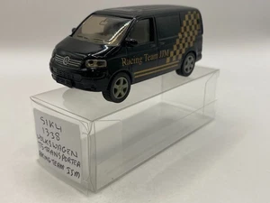 SIKU 1338 VOLKSWAGEN T5 TRANSPORTER RACING TEAM JJM -BLACK 3inch- GOOD - 549 - Picture 1 of 5