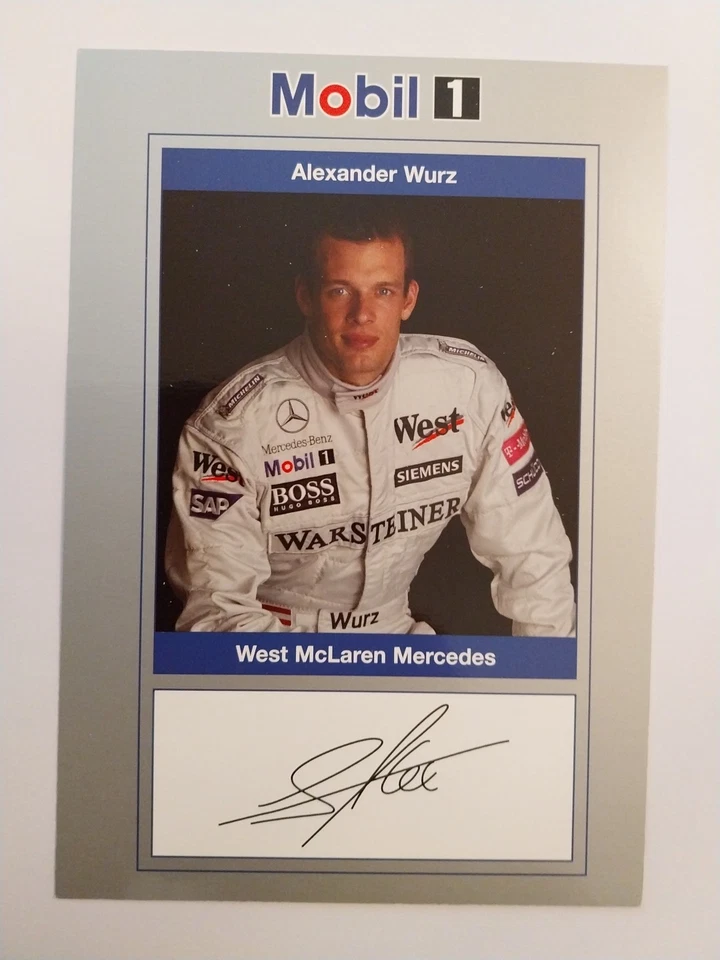 Alexander Wurz Autogramm Signiert Drucksigniert AK Motorsport - Bild 1 von 1