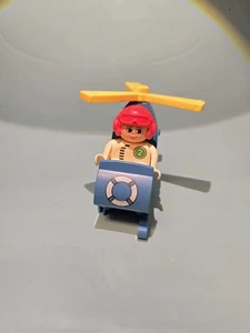 Lego Duplo Hubschrauber mit Pilot Seemann Rettungshubschrauber  (270123P) - Bild 1 von 4