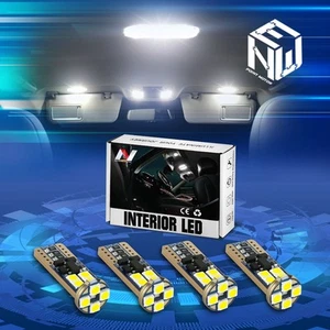 For 11-22 Ford Mustang White LED Glove Box Cargo Map Interior Light Bulbs 4Pcs - Picture 1 of 5