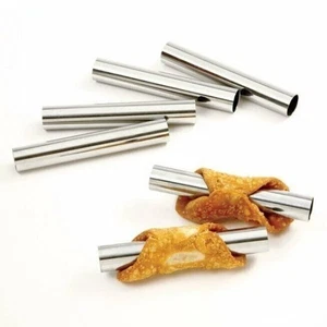Norpro 6-teiliges Mini Cannoli Edelstahl Formen Set - Dessert Gebäck Backformen - Bild 1 von 5