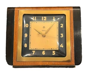 Reloj Eléctrico De Colección Warren Telechron Co. Art Deco 4F73 Palisandro Años 30 EE. UU. - FUNCIONA - Imagen 1 de 7