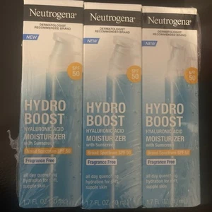 Neutrogena Hydro Boost Face Moisturizer with SPF 50 - 1.7 Oz New In Box - Picture 1 of 5