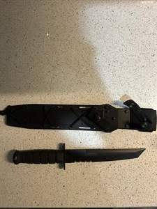 Kabar 1245 Large 8”Tanto Lightly Used With Sheath - Pre Owned - Great Condition - Picture 1 of 12