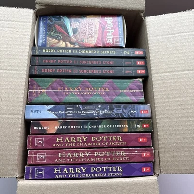 Lot of Harry Potter books, includes duplicates and Different Editions, Cassette - Image 1 of 3