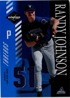 Leaf Limited 2003 #79 Randy Johnson Threads número #/51 Foto 1 de 2