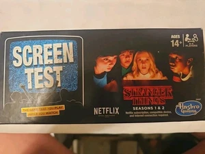 Screen Test: Stranger Things Season 1 & 2 Hasbro Brettspiel GEBRAUCHT KOSTENLOSER VERSAND! - Bild 1 von 3