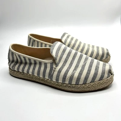 Alpargatas TOMS Deconstructed Alpargata Para Mujer Talla 7.5 Cuerda Rayas Negras Foto 1 de 4