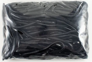 ZOOM THE ORIGINAL TRICK WORM 100 PACK BULK 6.5" 006-038 BLACK F1224 - Picture 1 of 1