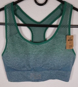 PINK Victoria's Secret Sports Bra Seamless Lightly Lined Racerback Padded Medium - Picture 1 of 7