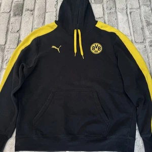 Puma Borussia Dortmund BVB schwarz Pullover Hoodie Gr. XL Deutschland Fußball Football - Bild 1 von 8