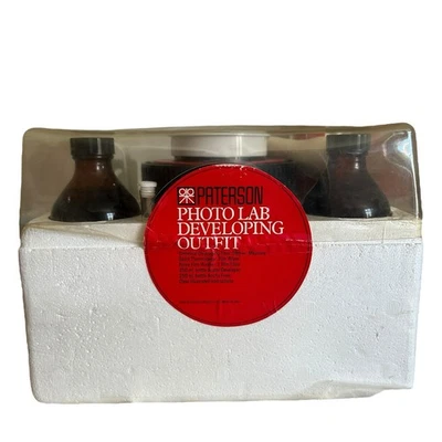 Vintage Paterson Photo Lab Developing Outfit Photography Dark Room Boxed Unused - Image 1 of 4