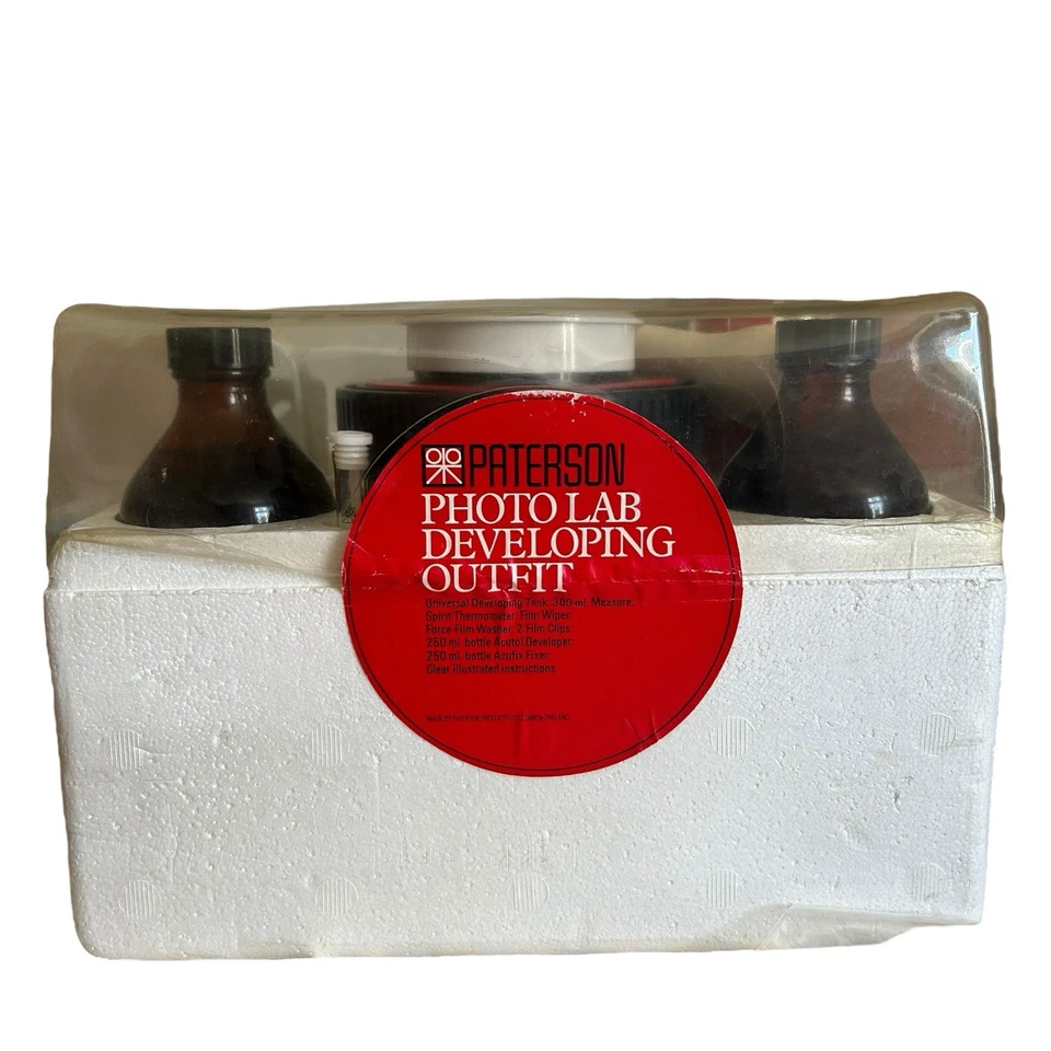 Vintage Paterson Photo Lab Developing Outfit Photography Dark Room Boxed Unused - Image 1 of 4