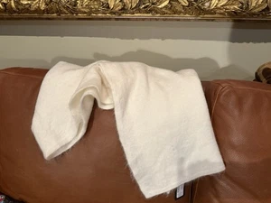 rag & bone elfenbeinfarbener Wollschal - . 12 X76. Nagelneu. UVP 275 $ - Bild 1 von 3