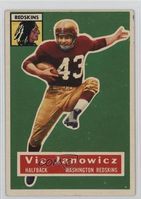 1956 Topps Vic Janowicz #13 - Image 1 of 2