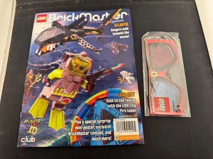 Jan./Feb 2010 Lego Brickmaster Magazine Atlantis 3D With Glasses - Bild 1 von 2