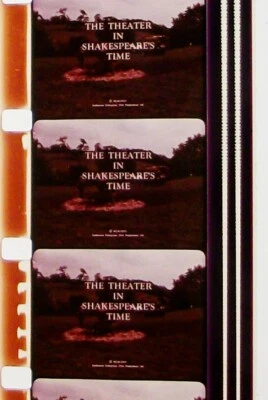 THEATER IN SHAKESPEARE TIME THE  16MM FILM ON 10" REEL + CAN #525 - Imagem 1 de 4