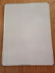 MOB Whiteboard Magnettafel beschreibbar mit Alurahmen magnetisch (90 x 120 cm) - Bild 1 von 13