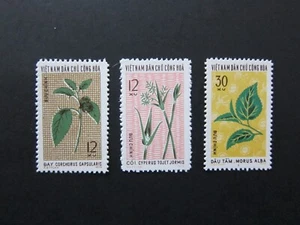 N. VIET NAM 1974 – Industrial Plants : Jute - Sedge - Mulberry – MNH - Picture 1 of 2