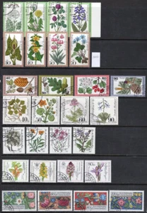 Germany Flowers 1977-85 (7 sets) VFU (1978 MNG) - Picture 1 of 1