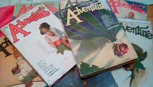 Adventure Pulp 8 Ausgaben Piratenhüllen A. L. Ripley Rafael Sabatini Harold Lamm - Bild 1 von 10