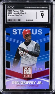 2015 PANINI ELITE STATUS DIE-CUT #192 KEN GRIFFEY JR. CGC 9 - Picture 1 of 2