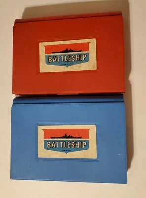 Bandeja de tablero de juego vintage acorazado rojo y azul estuche pieza de juego repuesto  Foto 1 de 4