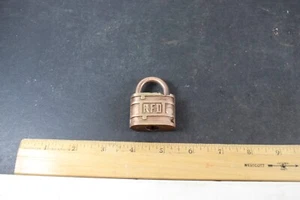 Vintage RFD Brass Mail Padlock - Picture 1 of 6