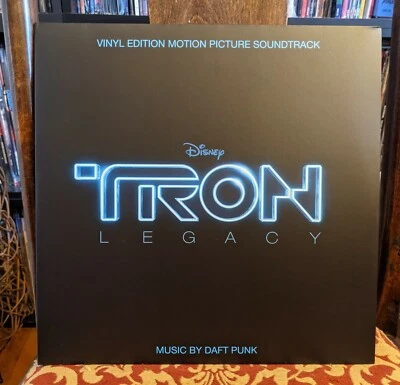 Daft Punk ‎- TRON: Legacy Soundtrack OST, Disney Vinyl LP 2015, Glow Cover NM - Image 1 of 4