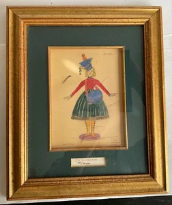 Bolshoi Nutcracker. Costume Design. 1919. The Soldier Girl. Framed Print. - Picture 1 of 3