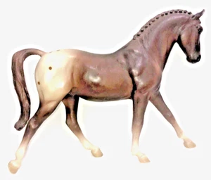 Cavallo Breyer "Keen", fegato castagno Appaloosa cavallo sportivo, 632, 1998 (+DD1) - Foto 1 di 9