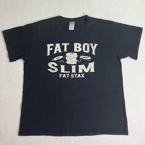 Fatboy Slim Fat Stax T-Shirt Herren L DJ Records Musik schwarz Tee - Bild 1 von 6
