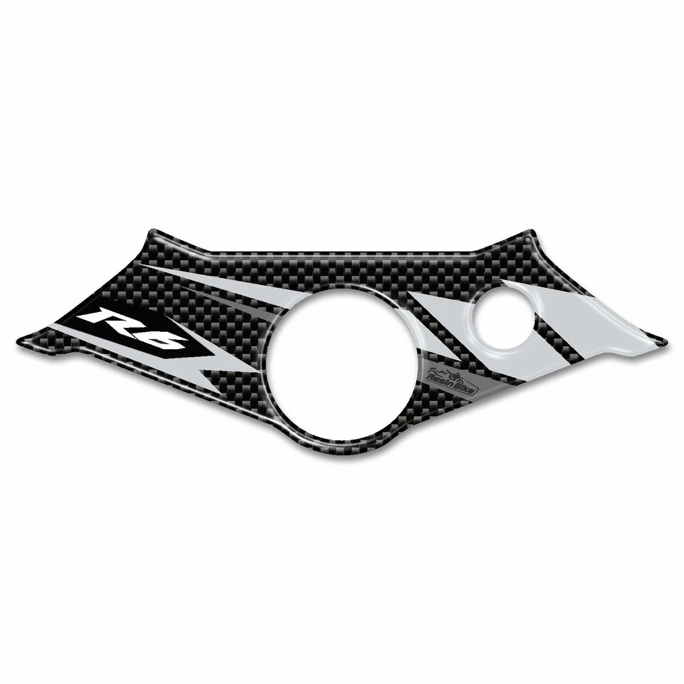 RESIN BIKE ADESIVI 3D PER FORCELLA STERZO COMPATIBILI CON YAMAHA R6 2003-2004