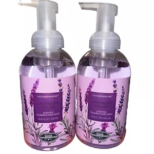 SIMPLE PLEASURES ๐ LAVENDER FIELDS ๐ SCENTED FOAMING HAND SOAP 2- 16.9fl.oz - Picture 1 of 4