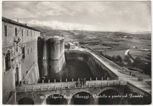 DER ADLER DER ABRUZZEN - SCHLOSS UND GRABENBRÜCKE - REISE -97059- - Bild 1 von 1