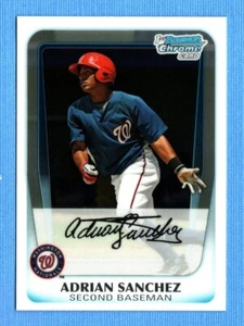 2011 Bowman Chrome Prospects #BCP149 Adrian Sanchez Nationals - Picture 1 of 1